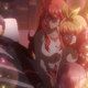 Uesugi is overwhelmed by the attention from 5 different pink-haired anime girls.